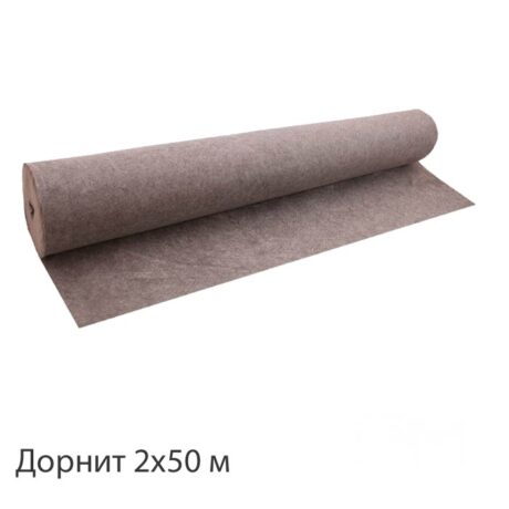Геотекстиль Дорнит 300 г/м², иглопробивной, 2×50 м (100 м²)